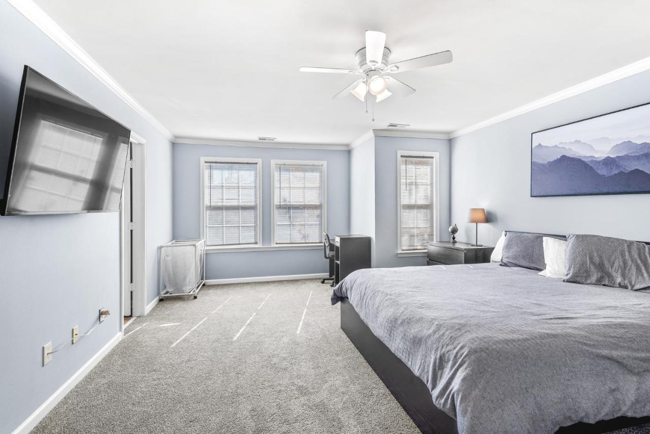 亚特兰大Calming Grey Townhouse With Jacuzzi Bathtub别墅 外观 照片